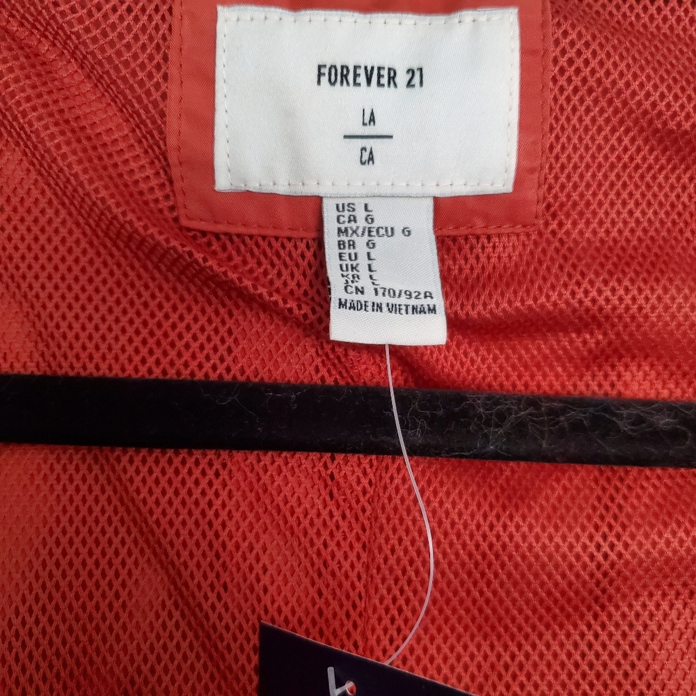 Forever 21 Utility Jacket, Rust, L - Picture 4 of 11